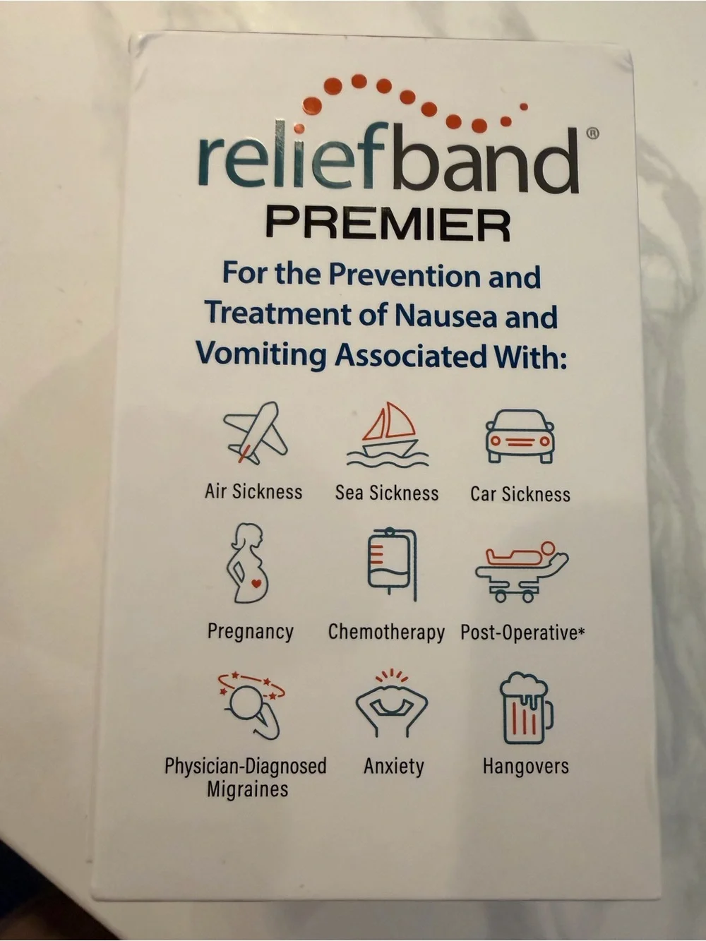 RELIEFBAND® PREMIER Blue